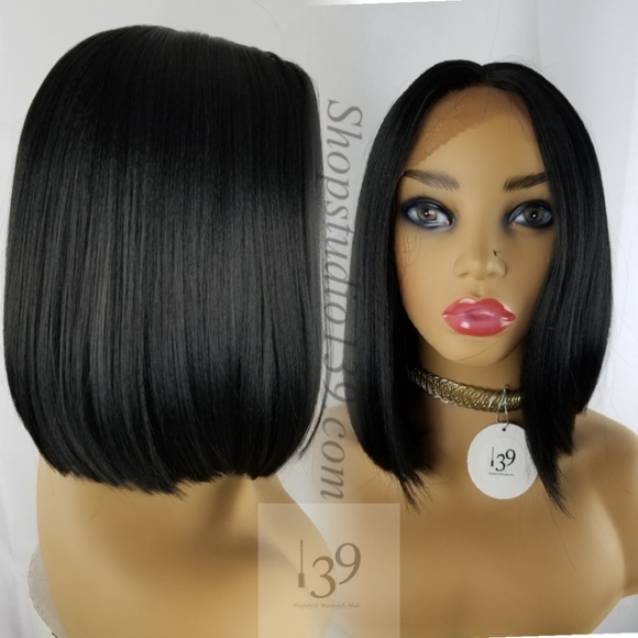 Sexy human hair bob lace front wig - Picture 2 of 4